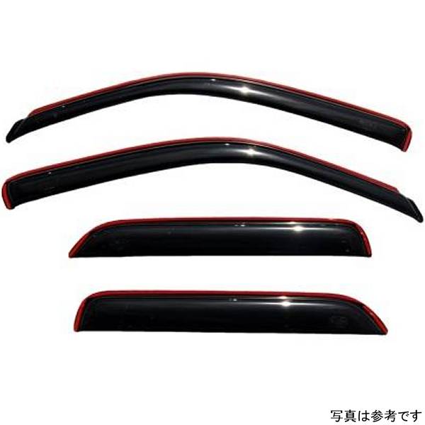 ベント バイザー フロント＆リア ウインドウ ディフレクター 4ピース スモーク 01年-07年 フォード Escape