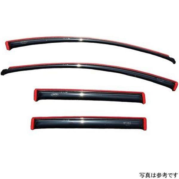 ベント バイザー フロント＆リア ウインドウ ディフレクター 4ピース スモーク 07年-14年 フォード Edge