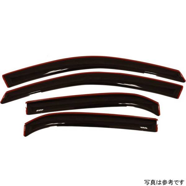 ベント バイザー フロント＆リア ウインドウ ディフレクター 4ピース スモーク 10年-17年 Chevy Equinox