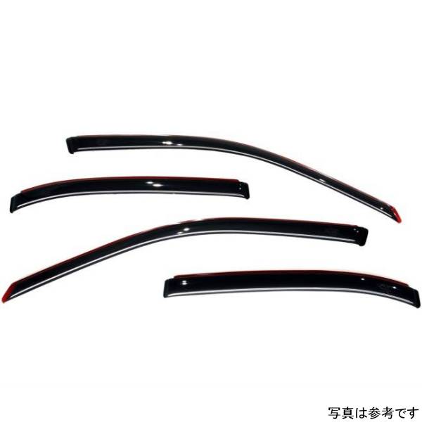 ベント バイザー フロント＆リア ウインドウ ディフレクター 4ピース スモーク 01年-05年 ホンダ Civic