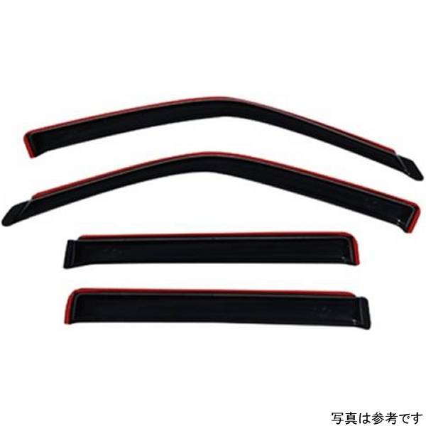 ベント バイザー フロント＆リア ウインドウ ディフレクター 4ピース スモーク 98年-18年 Lincoln Navigator