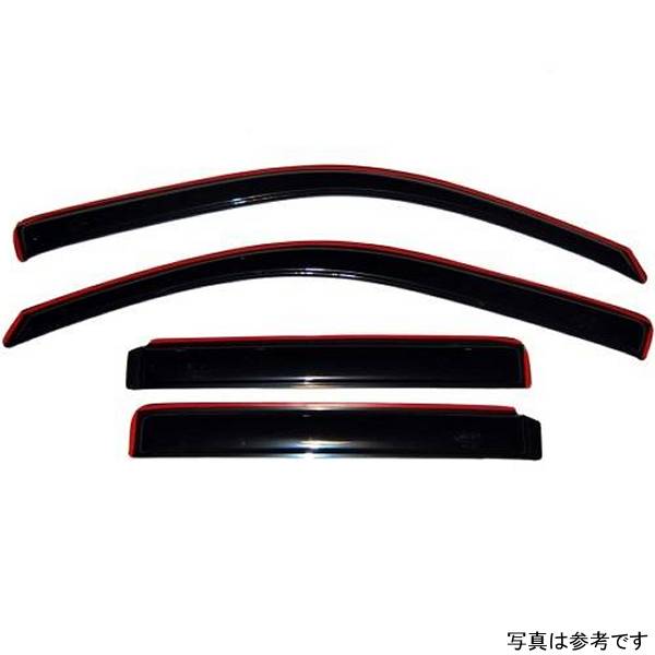 ベント バイザー フロント＆リア ウインドウ ディフレクター 4ピース スモーク 02年-06年 Chevy Trailblazer EXT