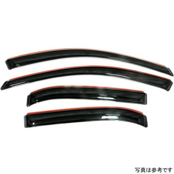 ベント バイザー フロント＆リア ウインドウ ディフレクター 4ピース スモーク 18年-19年 ホンダ アコード (Sedan)