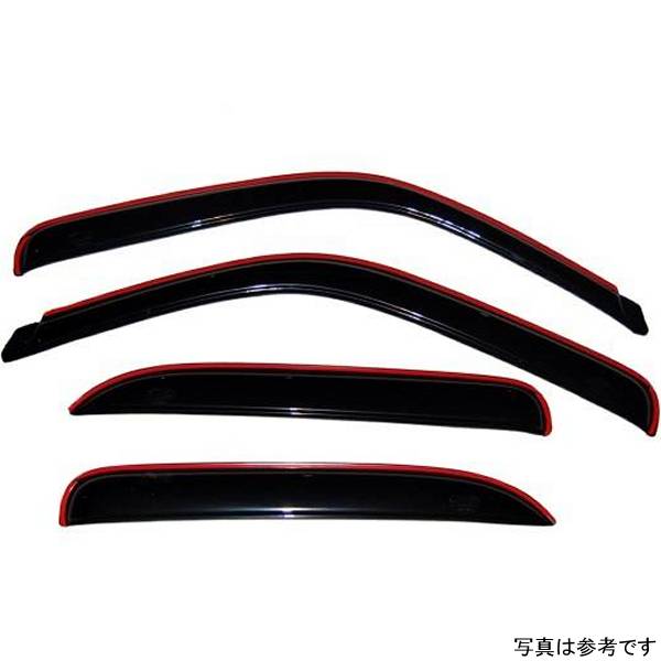 ベント バイザー フロント＆リア ウインドウ ディフレクター 4ピース スモーク 02年-06年 キャデラック Escalade