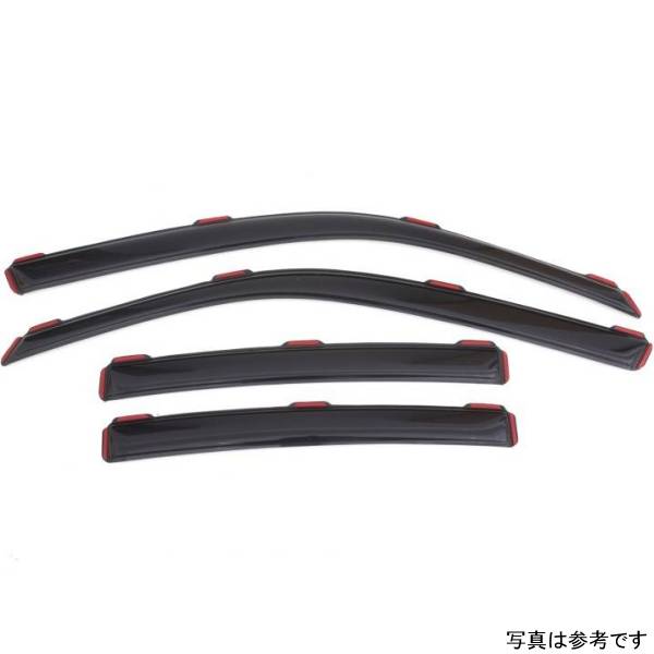 ベント バイザー フロント＆リア ウインドウ ディフレクター 4ピース スモーク 11年-18年 Dodge Charger