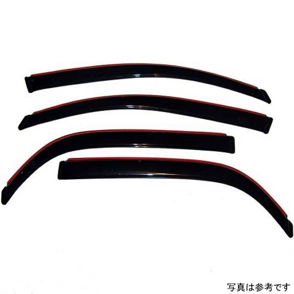 ベント バイザー フロント＆リア ウインドウ ディフレクター 4ピース スモーク 05年-09年 Chevy Equinox