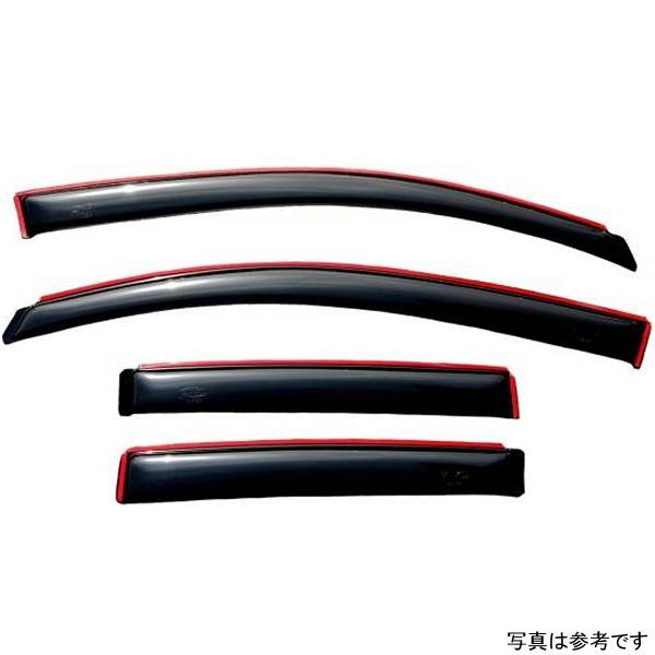 ベント バイザー フロント＆リア ウインドウ ディフレクター 4ピース スモーク 07年-12年 Dodge Caliber