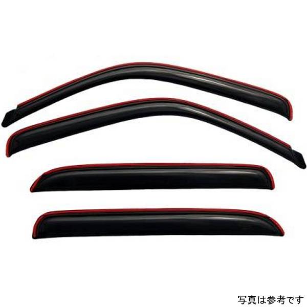 ベント バイザー フロント＆リア ウインドウ ディフレクター 4ピース スモーク 02年-06年 キャデラック Escalade EXT