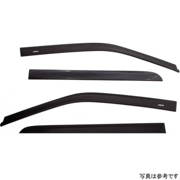 ベント バイザー フロント＆リア ウインドウ ディフレクター 4ピース スモーク 11年-18年 ニッサン Juke