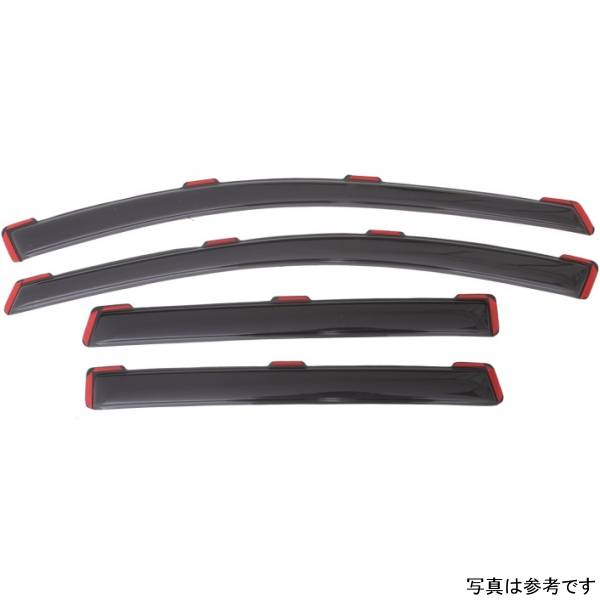 ベント バイザー フロント＆リア ウインドウ ディフレクター 4ピース スモーク 13年-18年 フォード Escape