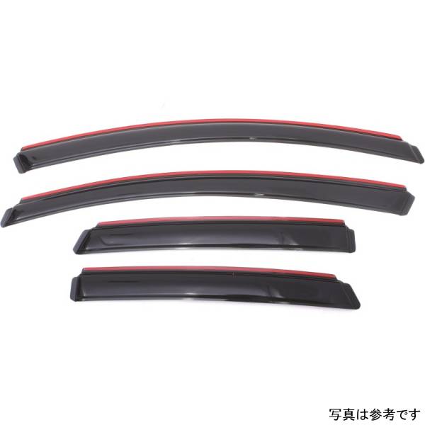 ベント バイザー フロント＆リア ウインドウ ディフレクター 4ピース スモーク 12年-17年 Buick Verano