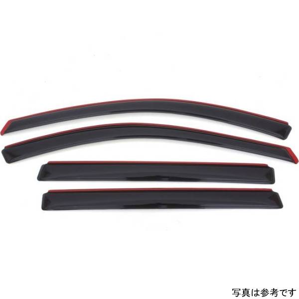 ベント バイザー フロント＆リア ウインドウ ディフレクター 4ピース スモーク 13年-18年 ニッサン Pathfinder