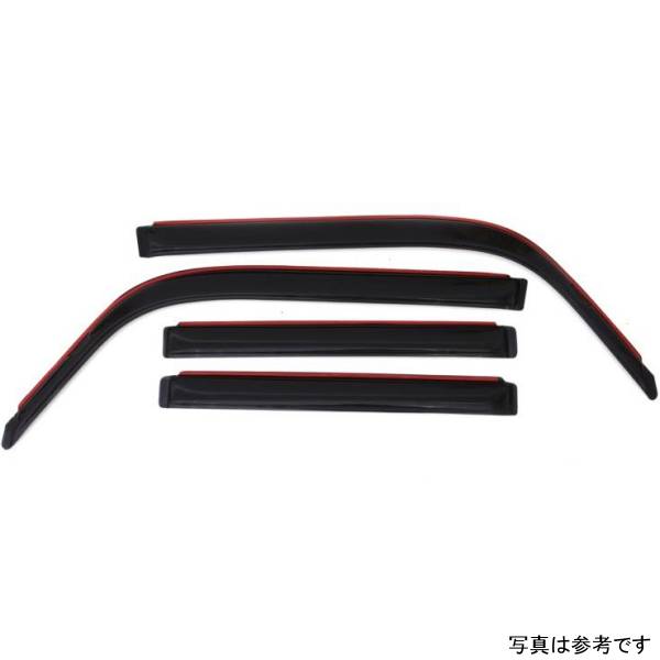 ベント バイザー フロント＆リア ウインドウ ディフレクター 4ピース スモーク 04年-06年 Scion XB