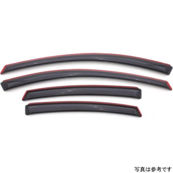 ベント バイザー フロント＆リア ウインドウ ディフレクター 4ピース スモーク 13年-16年 Dodge Dart