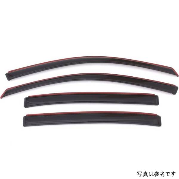 ベント バイザー フロント＆リア ウインドウ ディフレクター 4ピース スモーク 13年-17年 ホンダ アコード