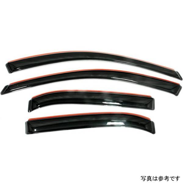 ベント バイザー フロント＆リア ウインドウ ディフレクター 4ピース スモーク 17年-19年 ニッサン Rogue Sport