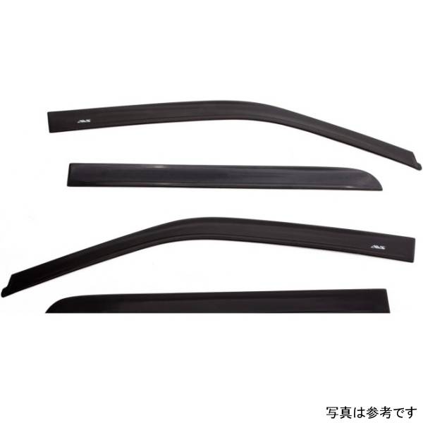 ベント バイザー ウインドウ ディフレクター - 4ピース スモーク 2022 ニッサン フロントier Crew Cab