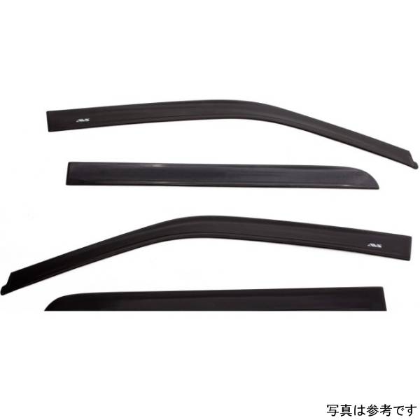 ベント バイザー フロント＆リア ウインドウ ディフレクター 4ピース スモーク 22年-23年 トヨタ タンドラ CC/CrewMax