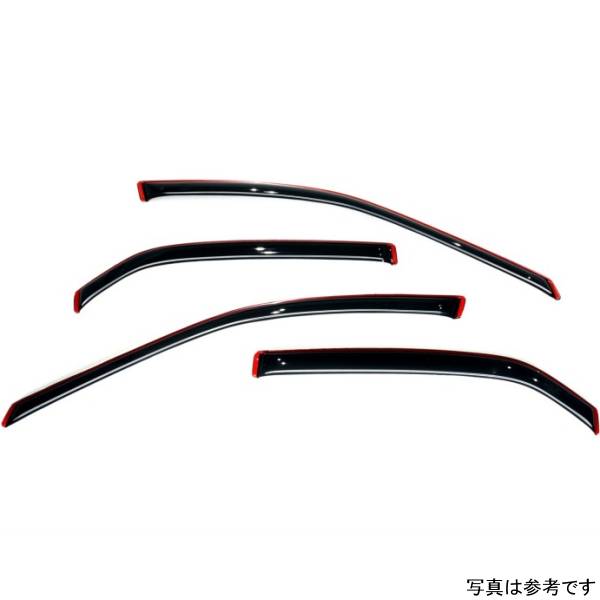 ベント バイザー フロント＆リア ウインドウ ディフレクター 4ピース スモーク 98年-02年 ホンダ アコード