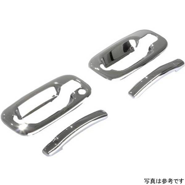 ドアハンドル カバー カバー (4ドア) 8ピース クローム 99年-06年 Chevy Tahoe (w/o Passenger Keyhole)