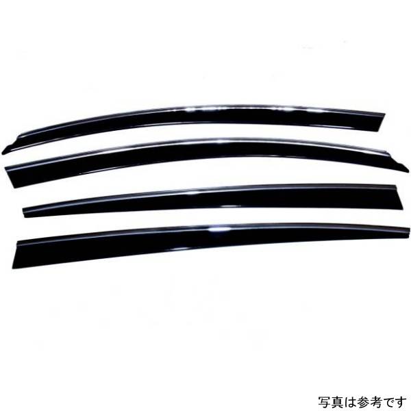 ベント バイザー ロープロファイル ディフレクター 4ピース スモーク クロームトリム付き 06年-12年 Lexus GS300