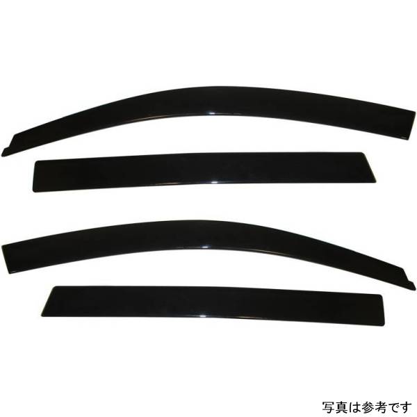 ベント バイザー ロープロファイル ディフレクター 4ピース スモーク 09年-17年 Chevy Traverse