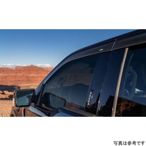 22-24 Rivian R1T Ventvisor Low Profile Deflectors 4pc - Smoke