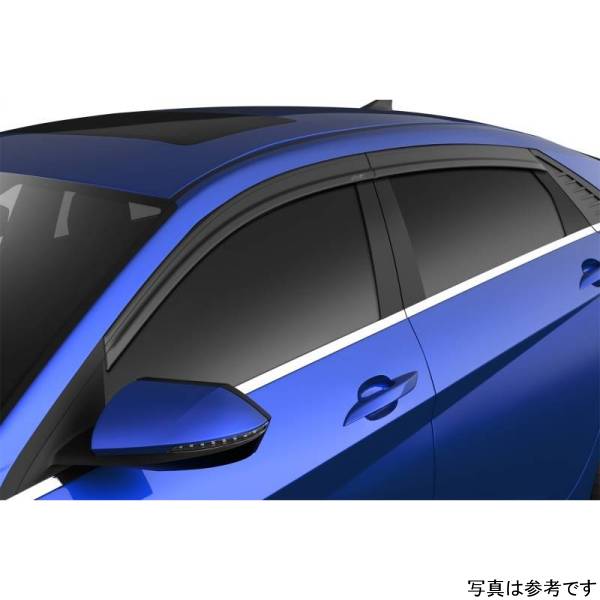 21-24 Hyundai Elantra Ventvisor Low Profile Deflectors 4pc - Smoke