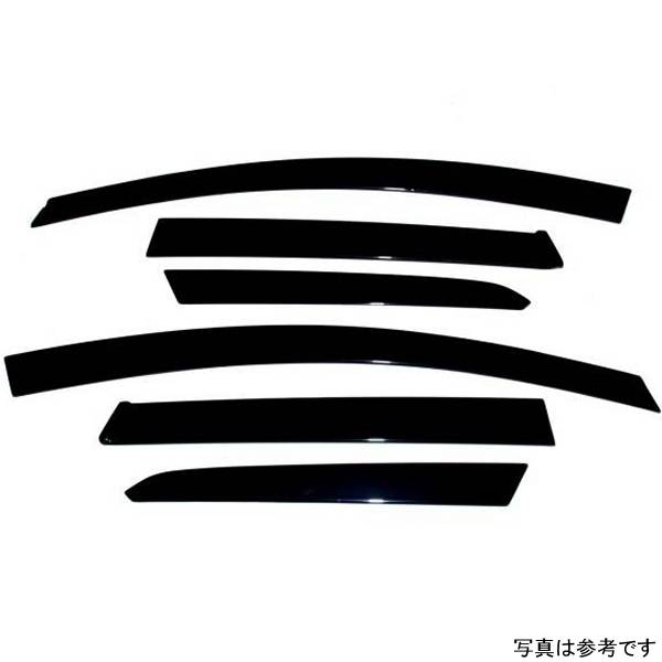 08-11 Subaru Impreza Hatch (Includes WRX/STI) Ventvisor Low Profile Deflectors 6pc - Smoke