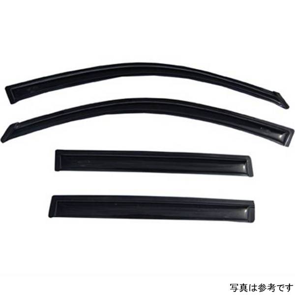 08-13 Toyota Highlander Ventvisor Outside Mount Window Deflectors 4pc - Smoke