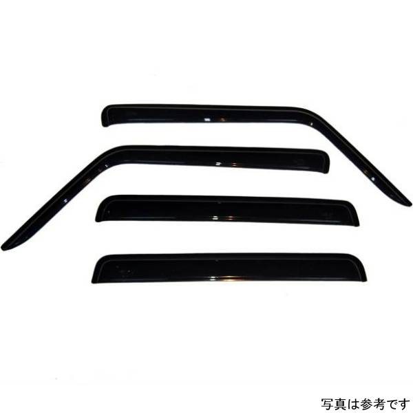 06-10 Jeep Commander Ventvisor Outside Mount Window Deflectors 4pc - Smoke