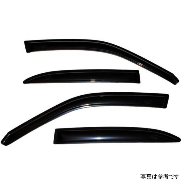 98-02 Mazda 626 Ventvisor Outside Mount Window Deflectors 4pc - Smoke