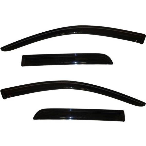 11-13 Mitsubishi Outlander Sport Ventvisor Outside Mount Window Deflectors 4pc - Smoke