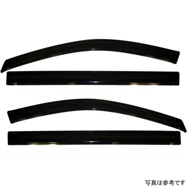 08-16 Chrysler Town & Country Ventvisor Outside Mount Window Deflectors 4pc - Smoke