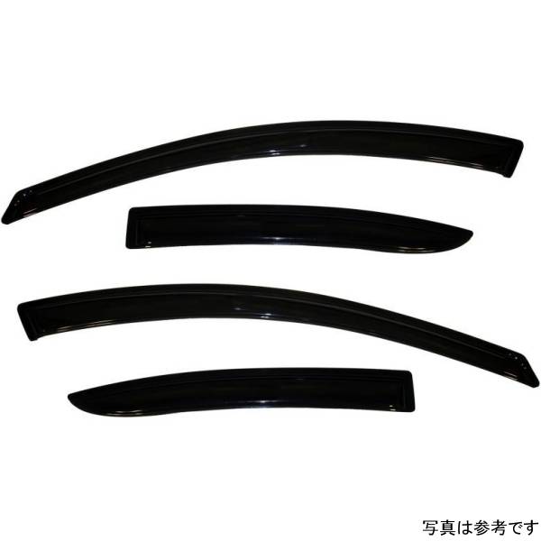 10-13 Mazda 3 Ventvisor Outside Mount Window Deflectors 4pc - Smoke