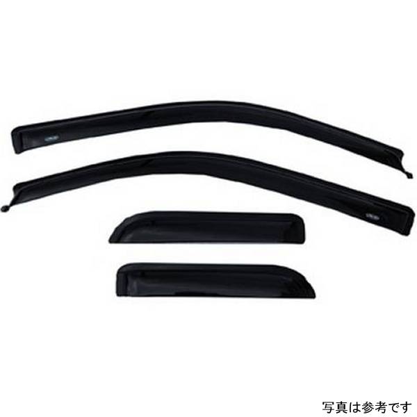04-14 Ford F-150 Supercab Ventvisor Outside Mount Window Deflectors 4pc - Smoke