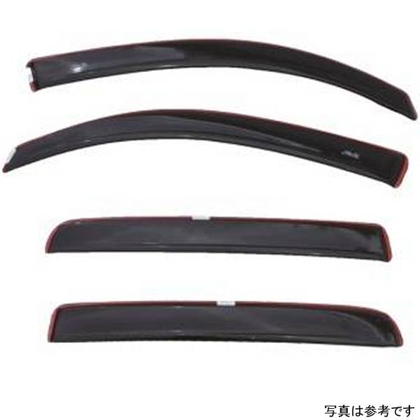 16-18 Toyota Tacoma Access Cab Low Profile Color Match Ventvisors 4pc - Black