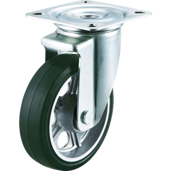 アルミホイルゴムキャスター 自在 250φ