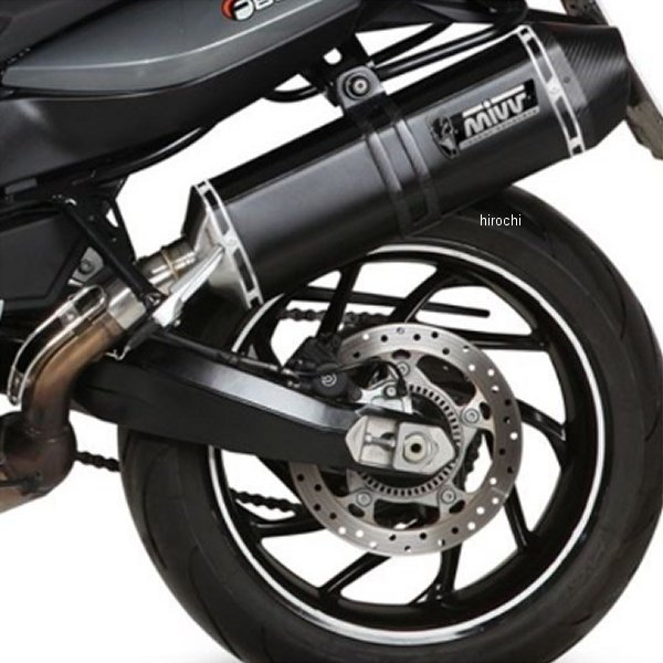 スリップオンマフラー SPEED 09年-20年 BMW F800R ブラックステンレス