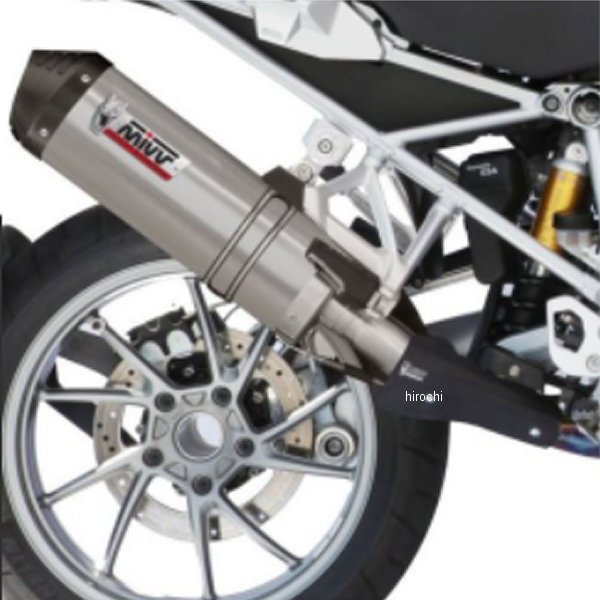 スリップオンマフラー オーバル 13年-18年 BMW R1200GS ADVENTURE チタンキャップ