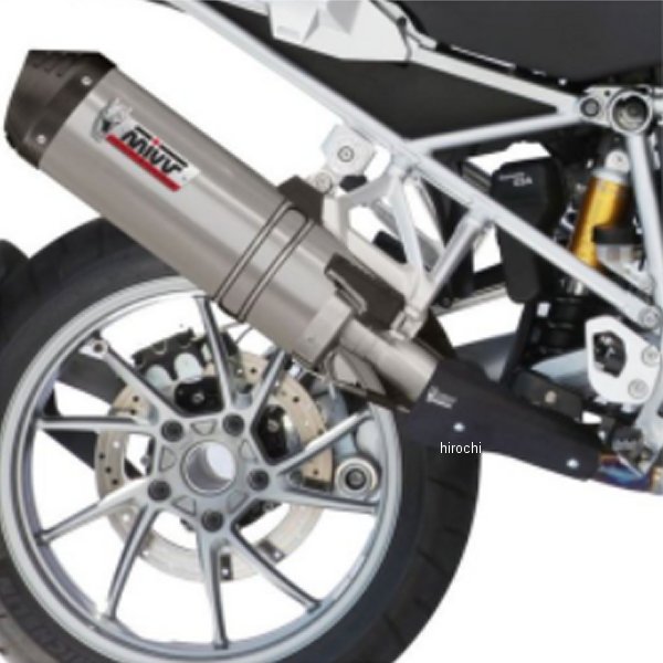 スリップオンマフラー オーバル 13年-18年 BMW R1200GS チタンキャップ