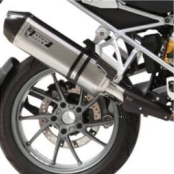 スリップオンマフラー EDGE 13年-18年 BMW R1200GS SPEED ステンレスキャップ