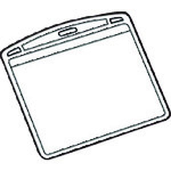 192235)名札用替ケース パス名刺型横10枚