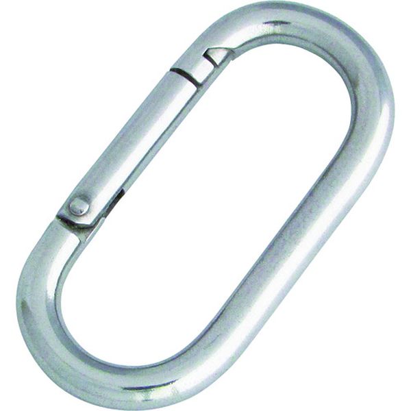 B1256  ステンレス プチカラビナ(スタンダード型) 線径4mm 長さ38mm