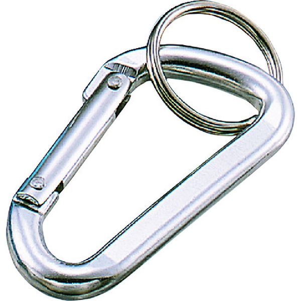 アルミカラーフック(シルバー) 線径5mm 長さ50mm