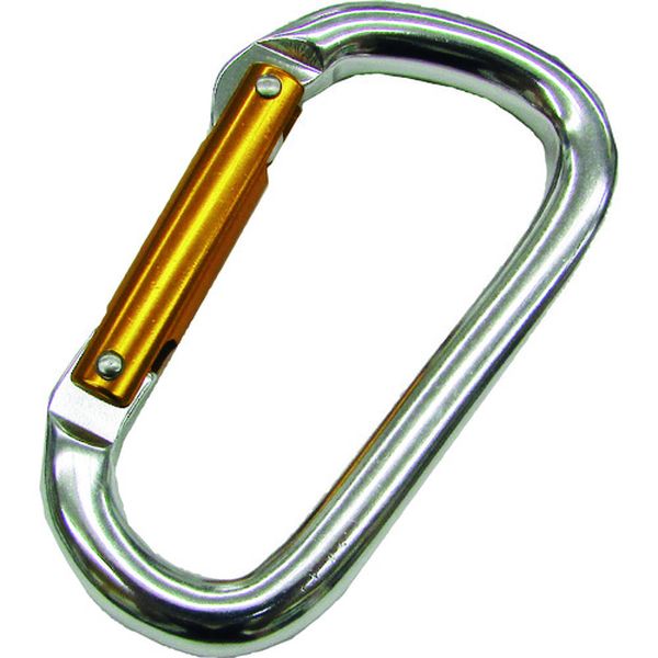 アルミカラビナ環なし(シルバー) 線径12mm 長さ116mm