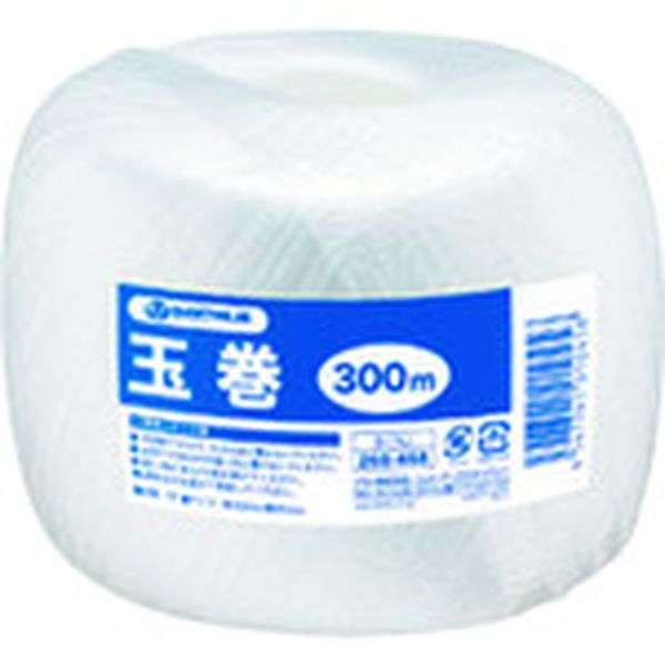 196-6284  260468)ひも 玉巻300m白