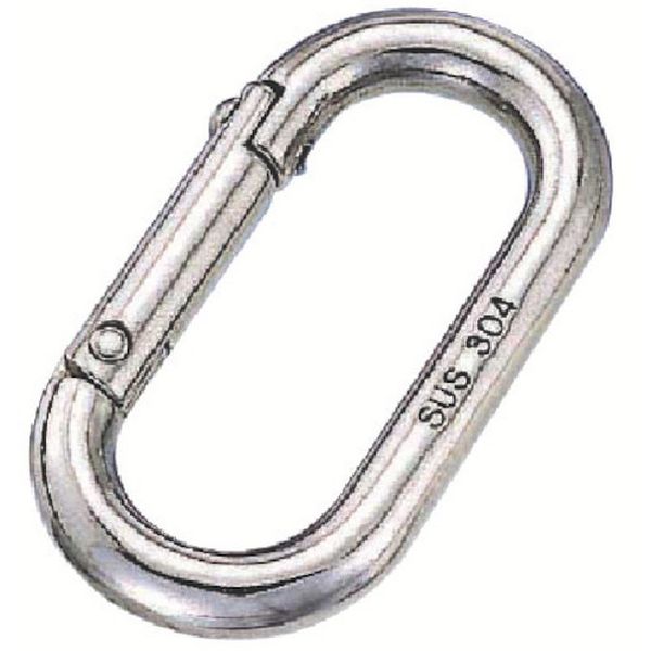 ステンレス オーバルキャッチ 線径10mm 長さ70mm