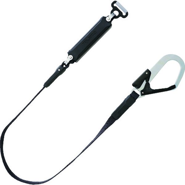 胴ベルト用ランヤード 平ロープ A環L1