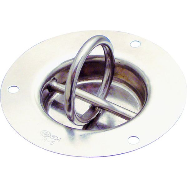 ステンレス 埋め込みリングフック 径90mm